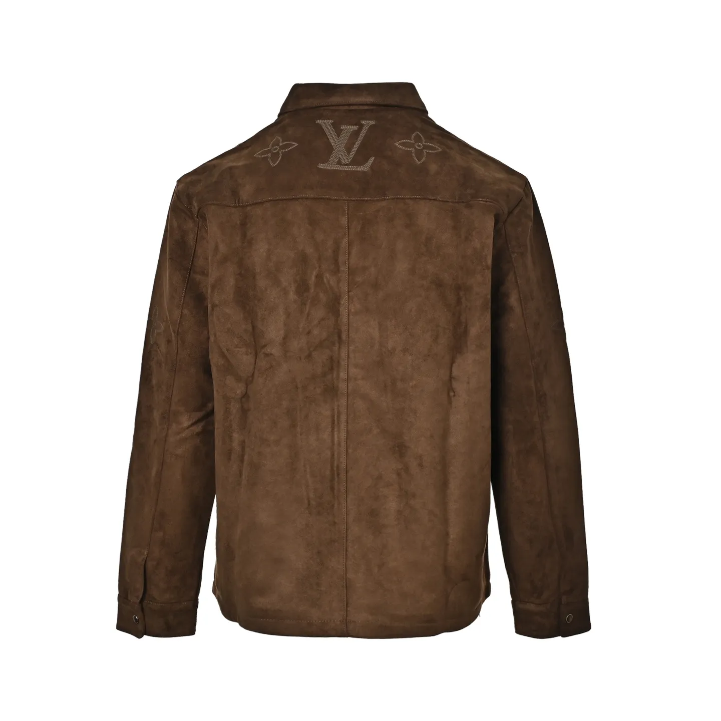 Louis Vuitton/Louis Vuitton presbyopia embroidered suede jacket